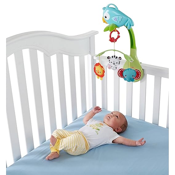 Fisher Price Rainforest Friends 3 - in - 1 Musical Mobile CHR11 - Colorland Toys