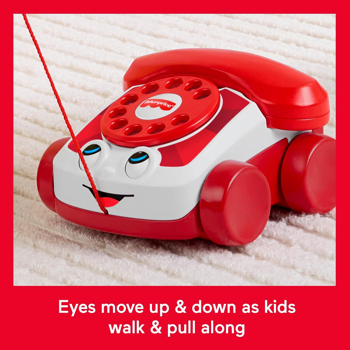 Fisher-Price Red Chatter Telephone JGG97 — image 4
