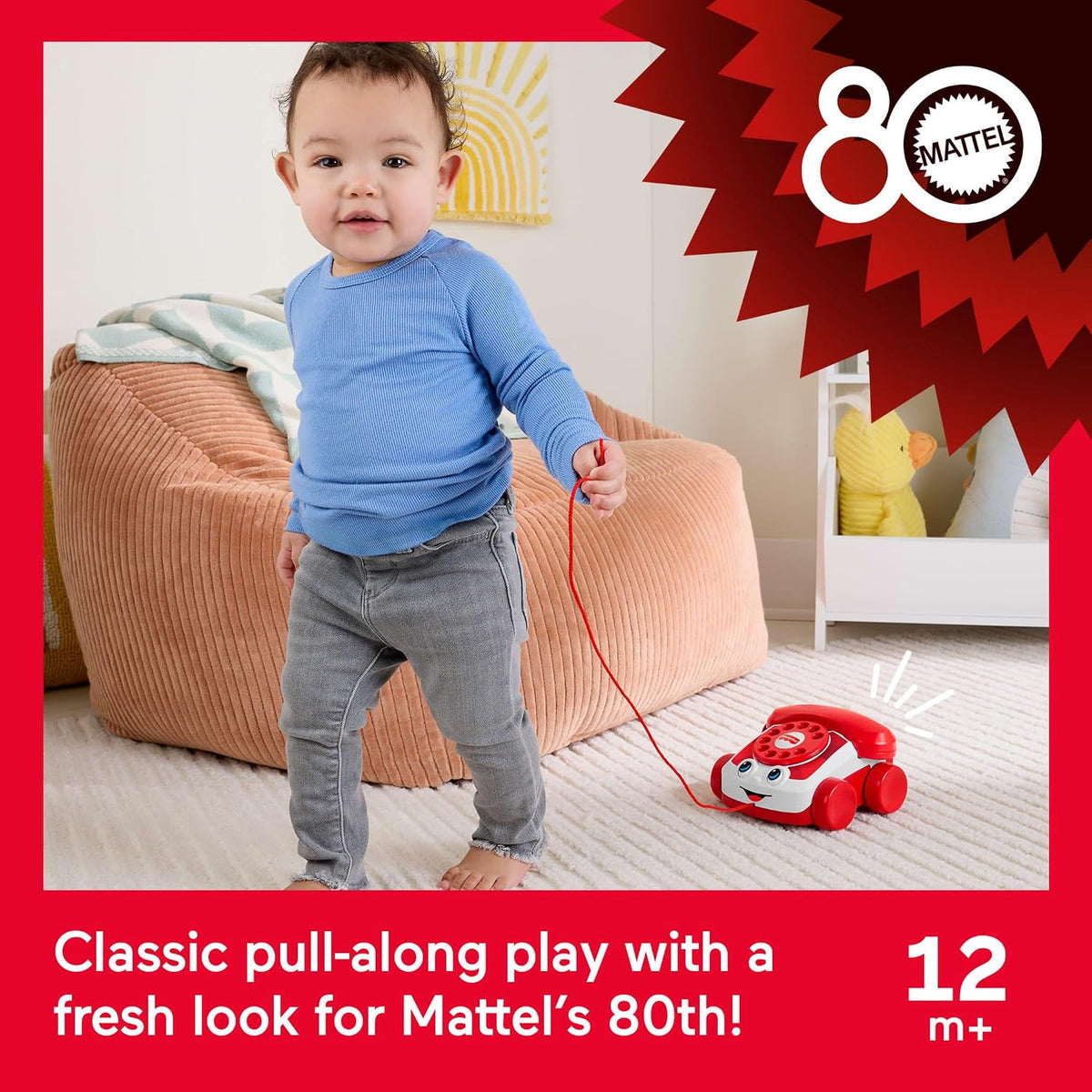 Fisher-Price Red Chatter Telephone JGG97 — image 7