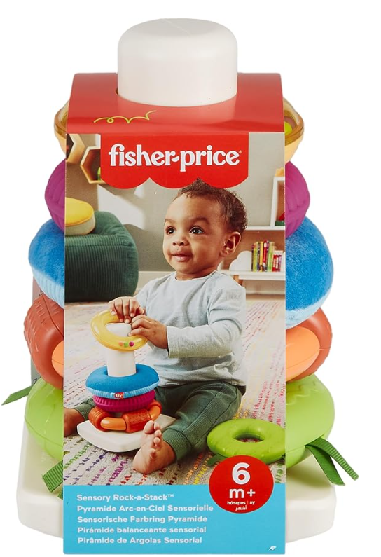 Fisher Price Sensory Rock - a - Stack - Colorland Toys