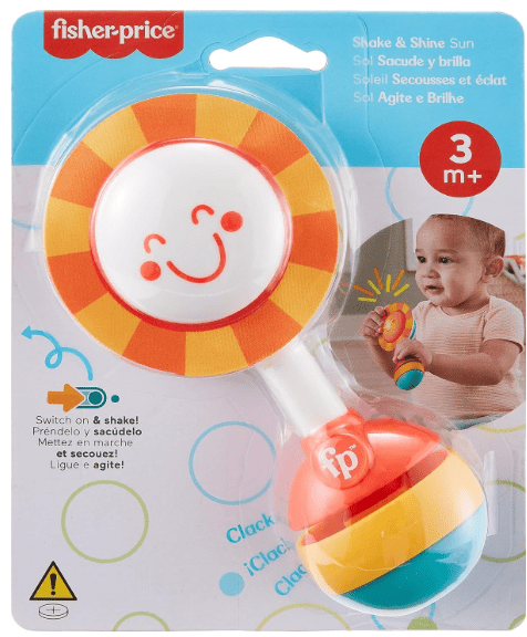 Fisher - Price Shake & Shine Sun Rattle HBP47 - Colorland Toys