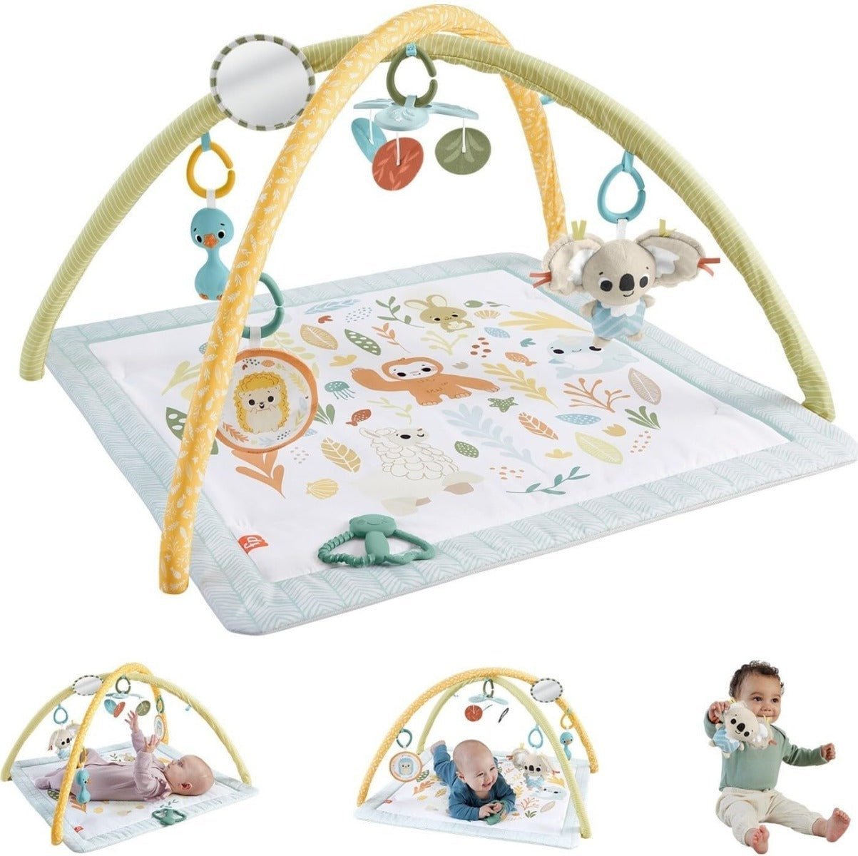 Fisher - Price Simply Senses Newborn Gym HRB15 - Colorland Toys