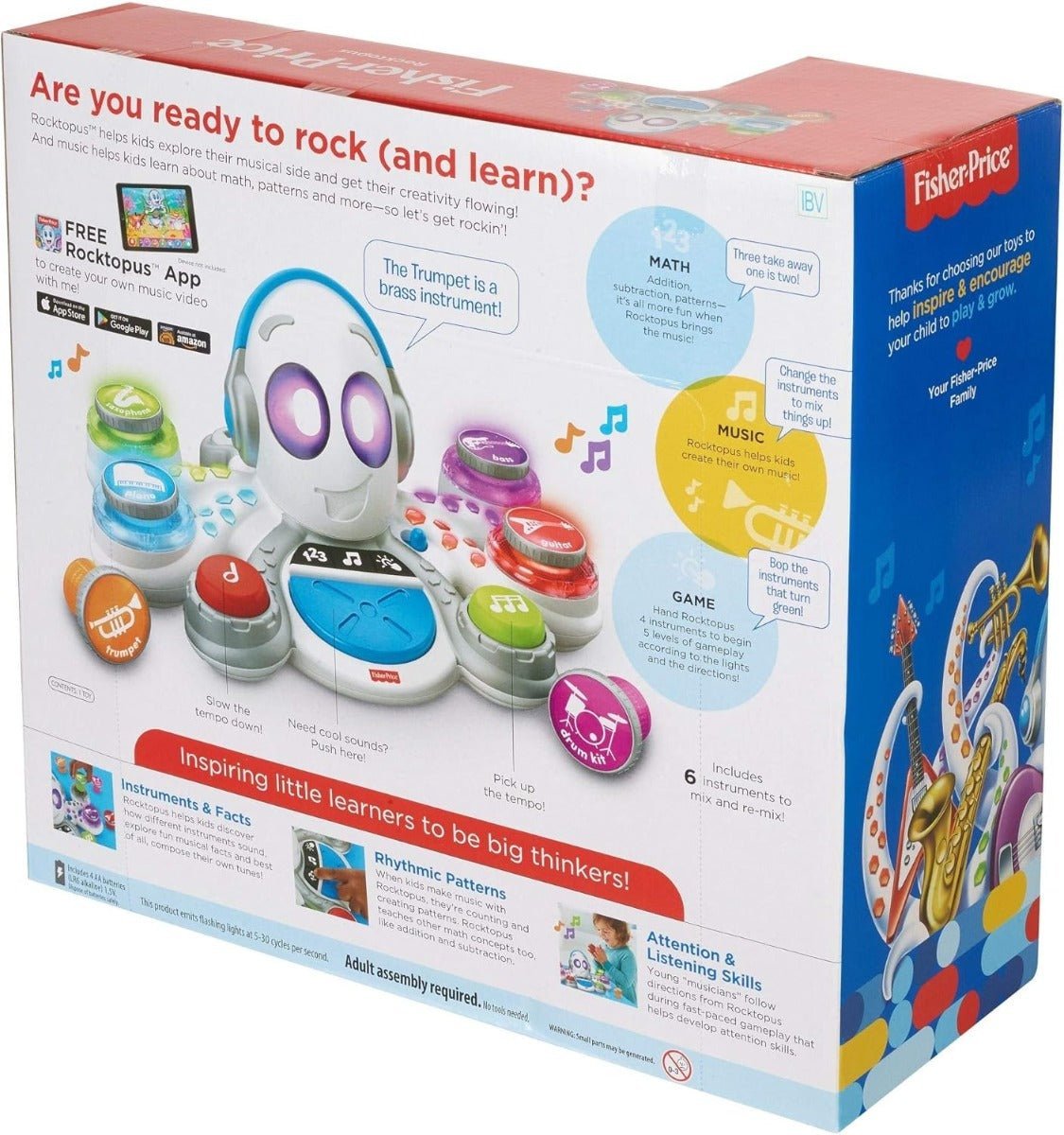 Fisher Price Think and Learn Rocktopus Interactive Baby FWF81 — image 2