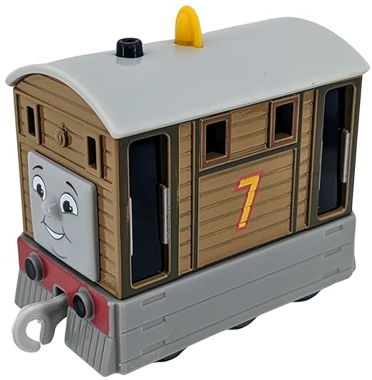 Fisher Price Thomas and Friends Push Along Small Engine - Toby HTN28/HFX89 - Colorland Toys