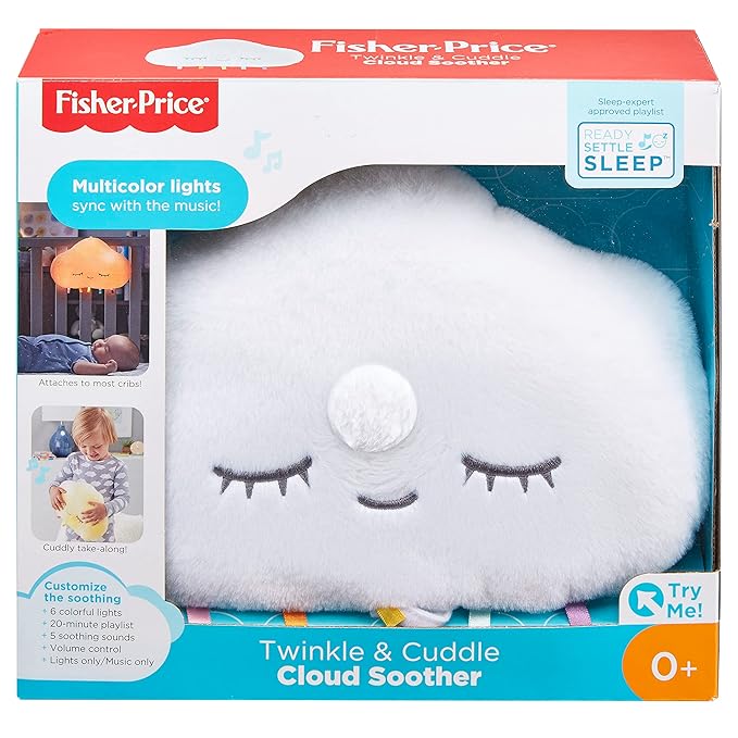 Fisher Price Twinkle & Cuddle Cloud Soother GJD44 — image 1