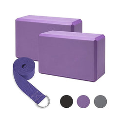 Fitness Set Yoga Mat/Yoga Brick/Yoga Strap 8290 - Colorland Toys