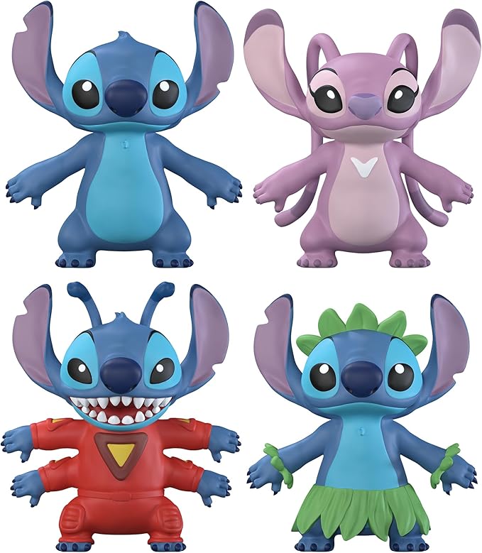 Flexfigs Stitch 4 Character Pack Asst TCG - 55294 - Colorland Toys
