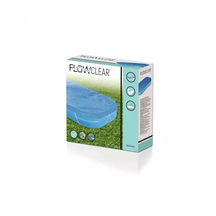 غطاء حوض سباحة من القماش المشمع PE من Flowclear لحمامات السباحة العائلية 262 × 175 × 51 سم 58319 — image 1