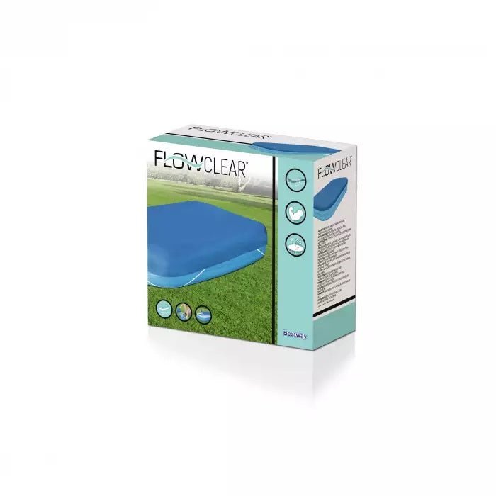 Flowclear PE Tarpaulin Pool Cover for Family Pools 305 x 183 x 56 cm 58108 - Colorland Toys