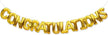 Foil Balloon Kit Congratulatons Golden Color 40-Cm 0866248