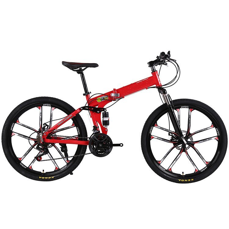 Foldable Bicycle 26 Inch Red Rover 10 — image 1