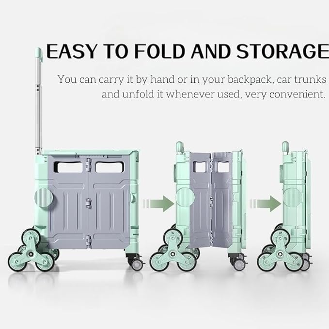 Folding Carriage 8IN Green - Colorland Toys