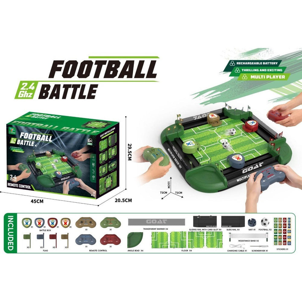Football Battle Ground 4 RC Tabletop Soccer Game - Colorland Toys