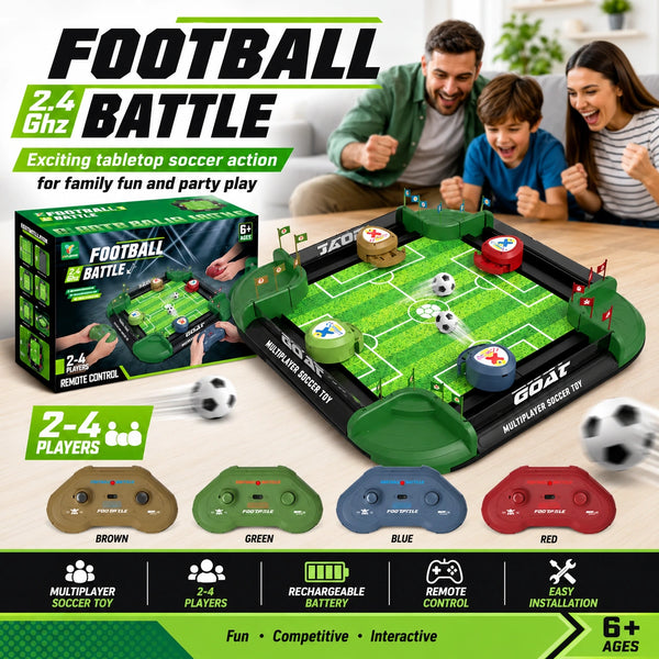 Football Battle Ground 4 RC Tabletop Soccer Game