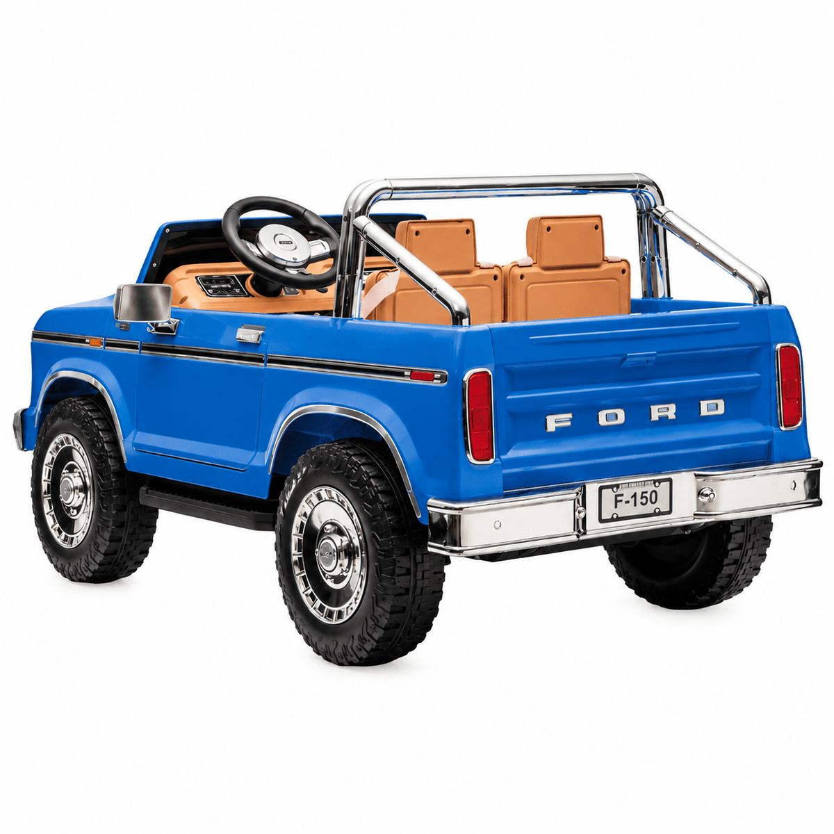 Ford F150 Classic Pickup Ride-On Eva 24V/2M Blue S323 — image 6