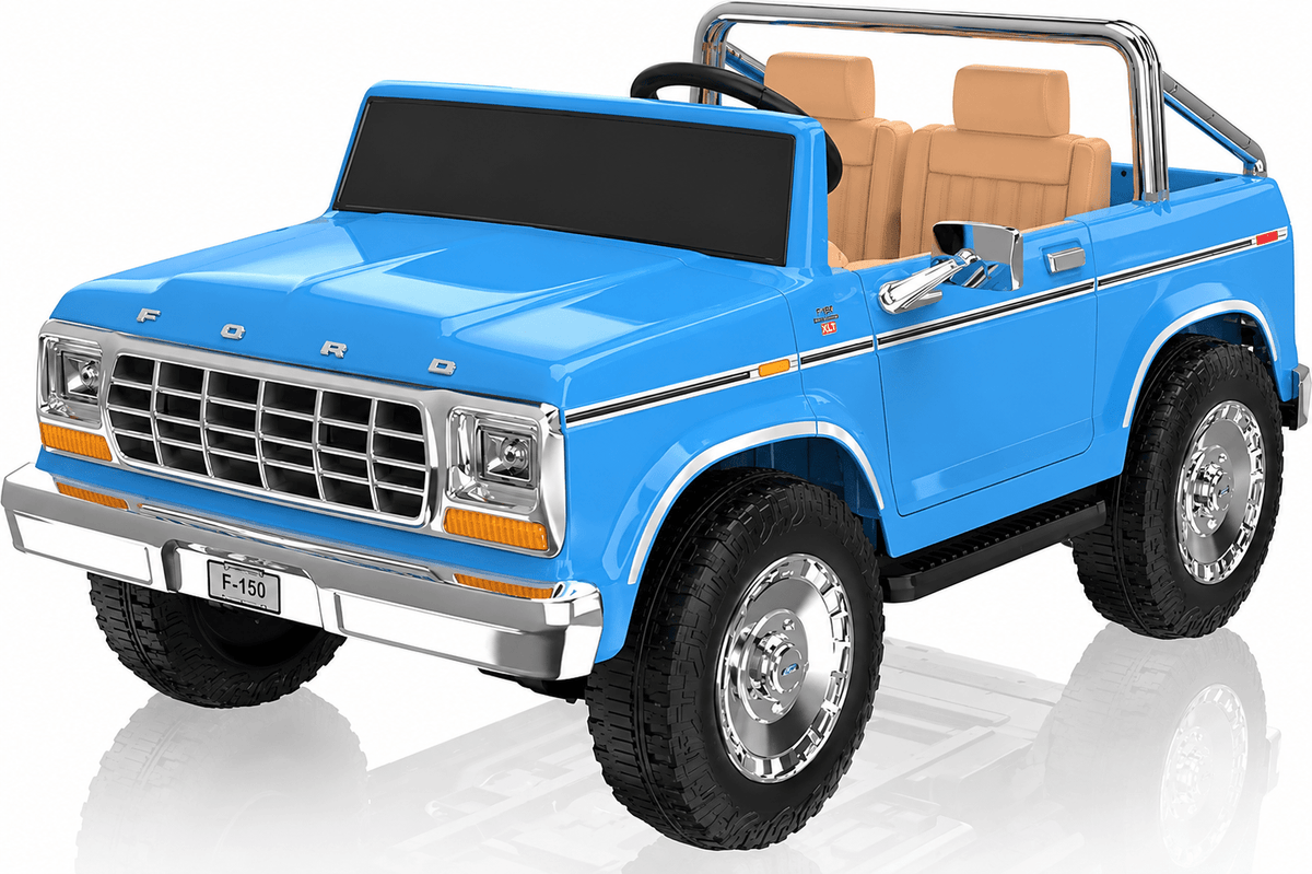 Ford F150 Classic Pickup Ride-On Eva 24V/2M Blue S323 — image 1