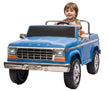 Ford F150 Classic Pickup Ride-On Eva 24V/2M Blue S323
