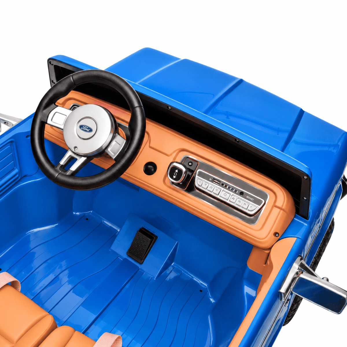 Ford F150 Classic Pickup Ride-On Eva 24V/2M Blue S323 — image 8
