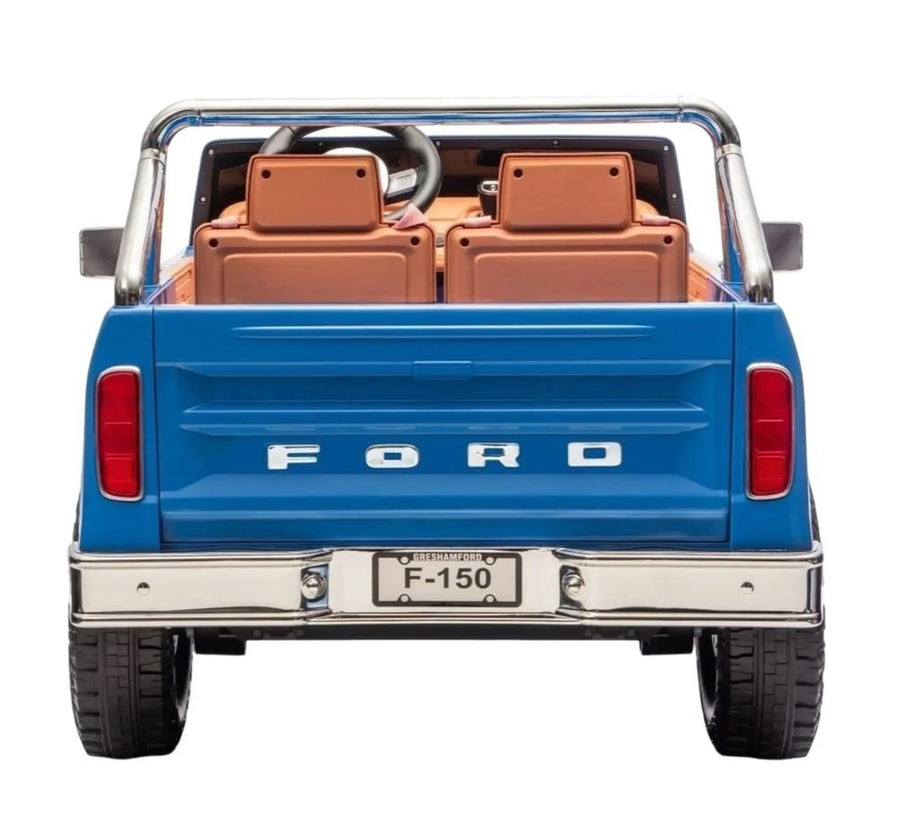 Ford F150 Classic Pickup Ride-On Eva 24V/2M Blue S323 — image 4