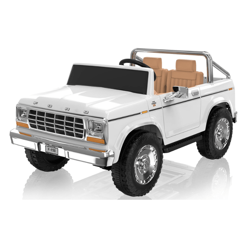 Ford F150 Classic Pickup Ride-On Eva 24V/2M White S323 — image 1