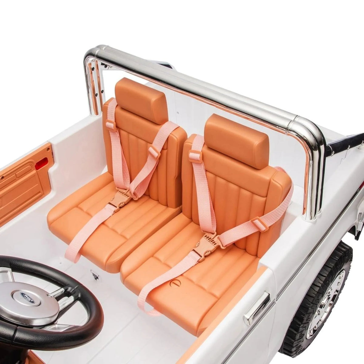 Ford F150 Classic Pickup Ride-On Eva 24V/2M White S323 — image 8