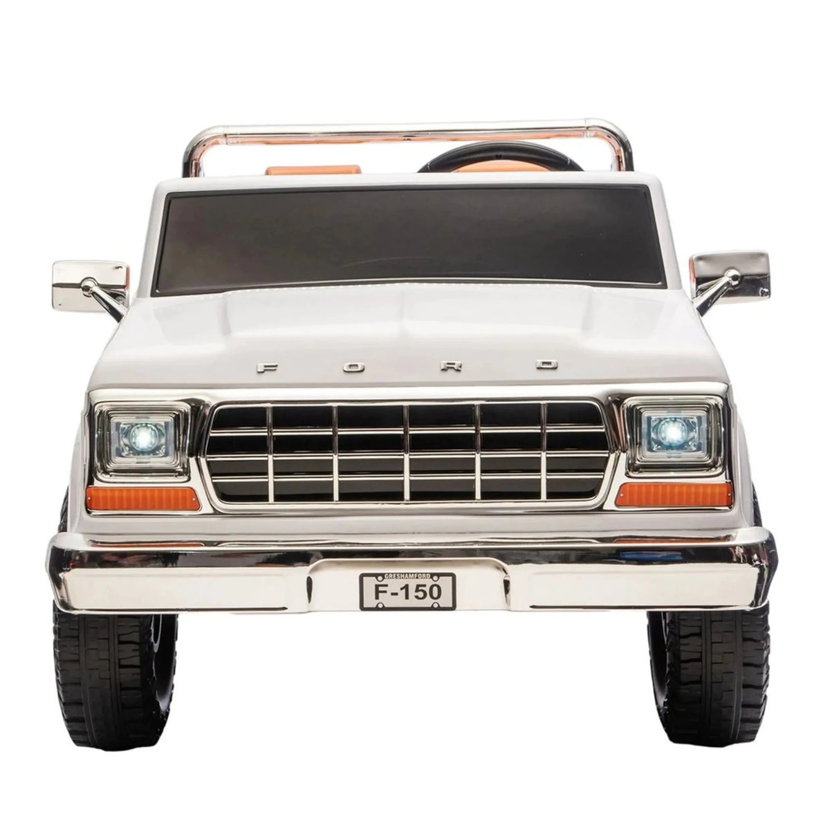 Ford F150 Classic Pickup Ride-On Eva 24V/2M White S323 — image 3