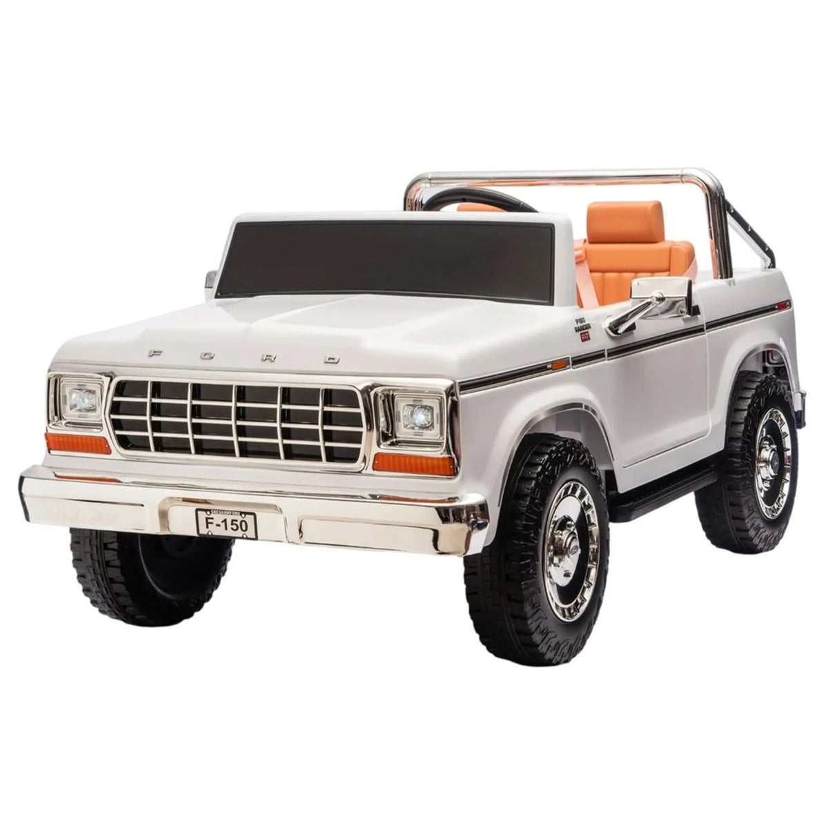 Ford F150 Classic Pickup Ride-On Eva 24V/2M White S323 — image 9