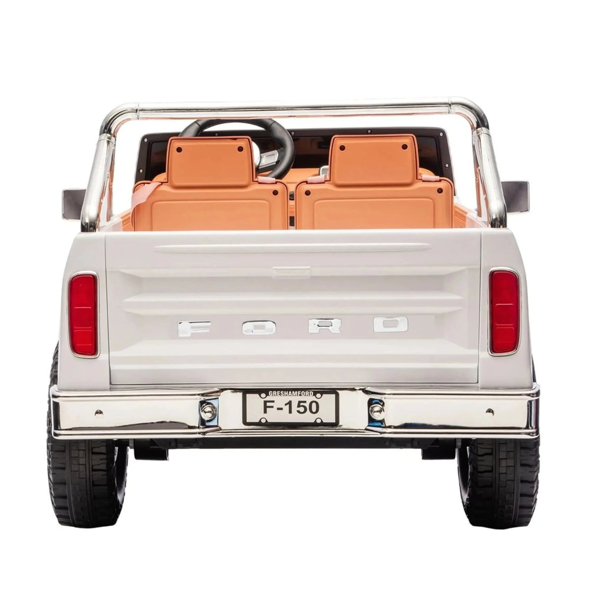 Ford F150 Classic Pickup Ride-On Eva 24V/2M White S323 — image 5
