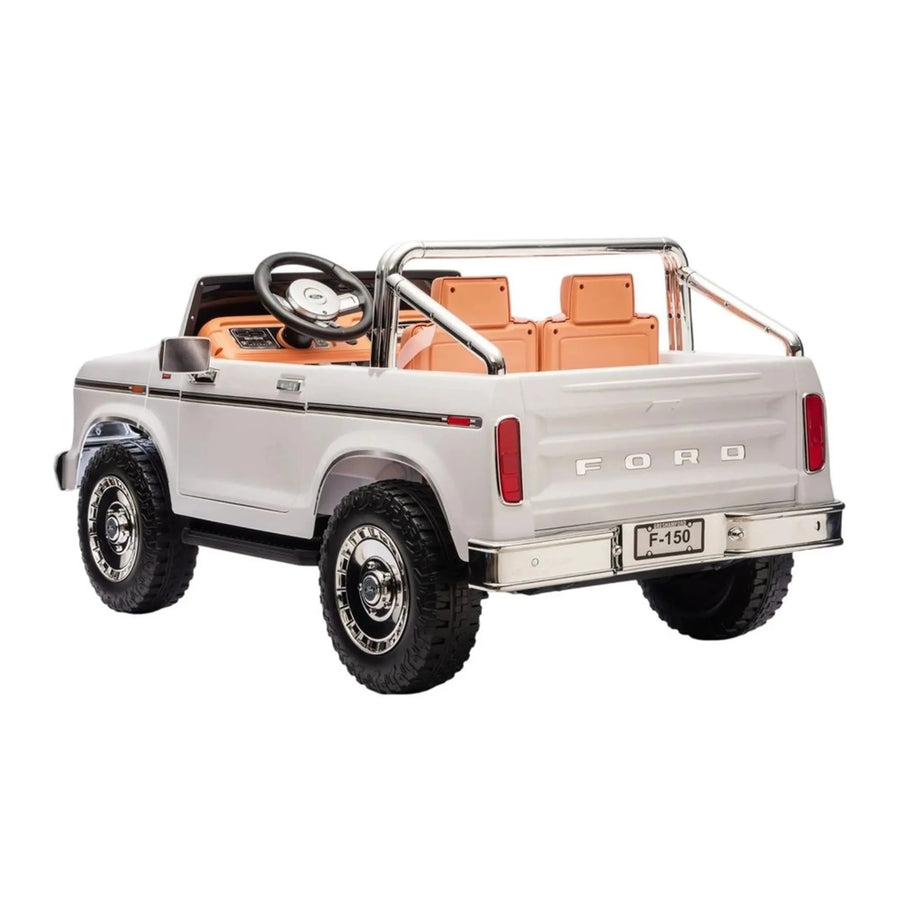 Ford F150 Classic Pickup Ride-On Eva 24V/2M White S323 — image 6