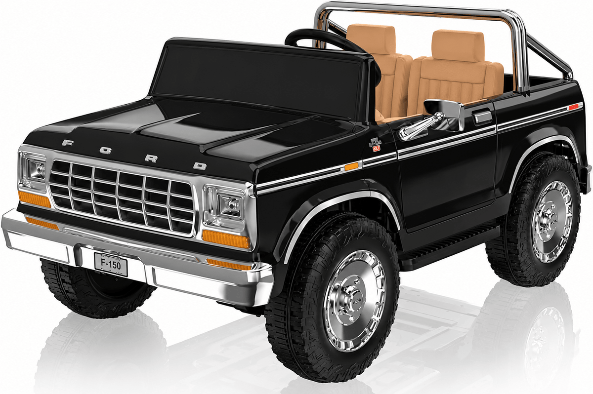 Ford F150 Classic Pickup Ride-On Eva 24V/4M Black S323 — image 1