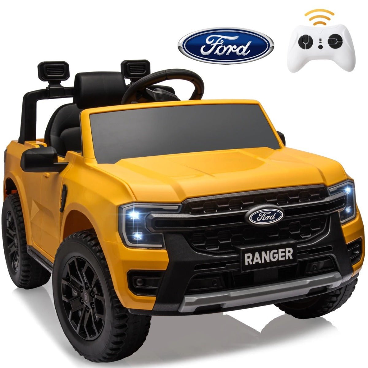 Ford Ranger Electric Ride On 12V Yellow LB - 707L - Colorland Toys