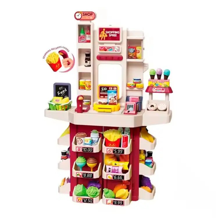Fresh Super Market Shop Experience With 67 Pcs Accessories L666 - 85 - Colorland Toys