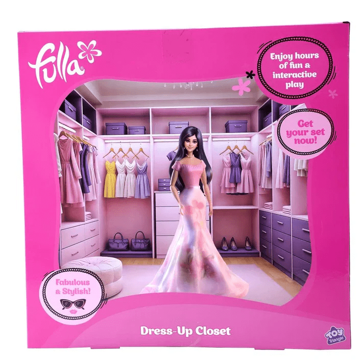 Fulla Doll Dress - Up Closet Or Closet Set FUL - 698118 - Colorland Toys
