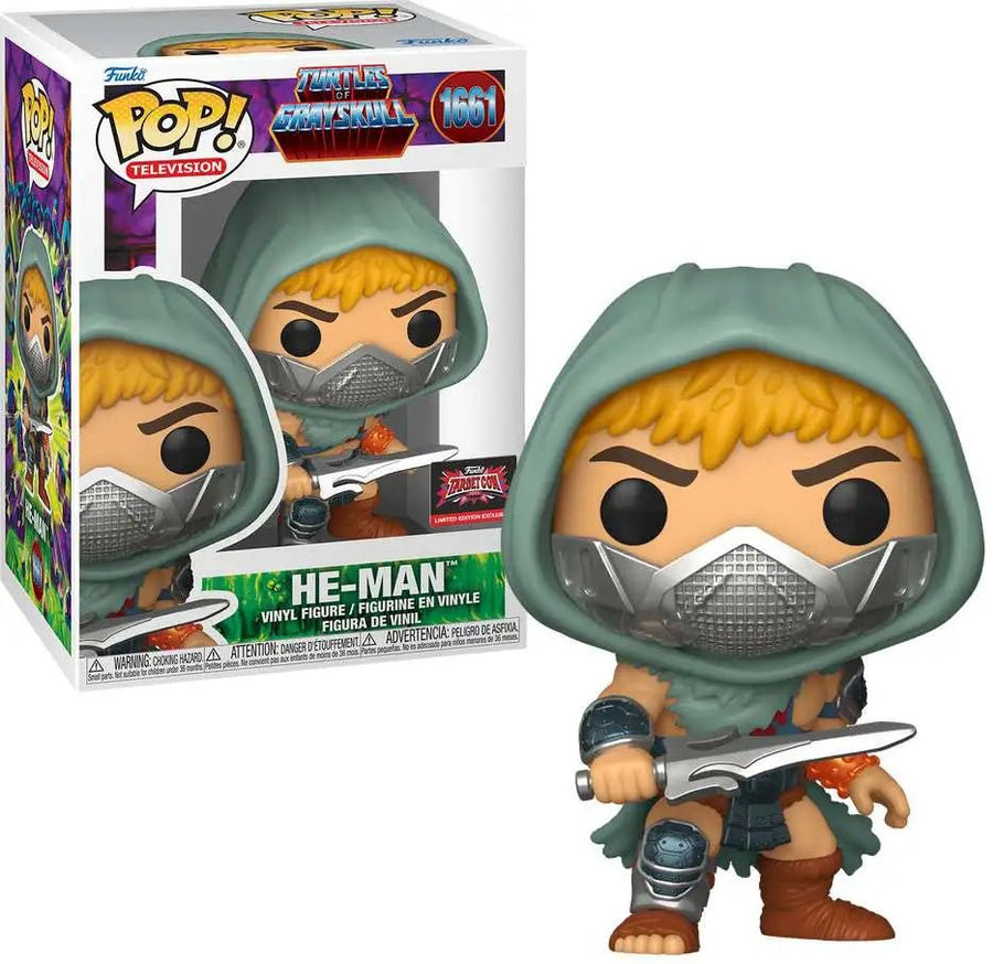 Funko MOTU Turtles of Grayskull POP He-Man Vinyl Figure 1661 — image 2