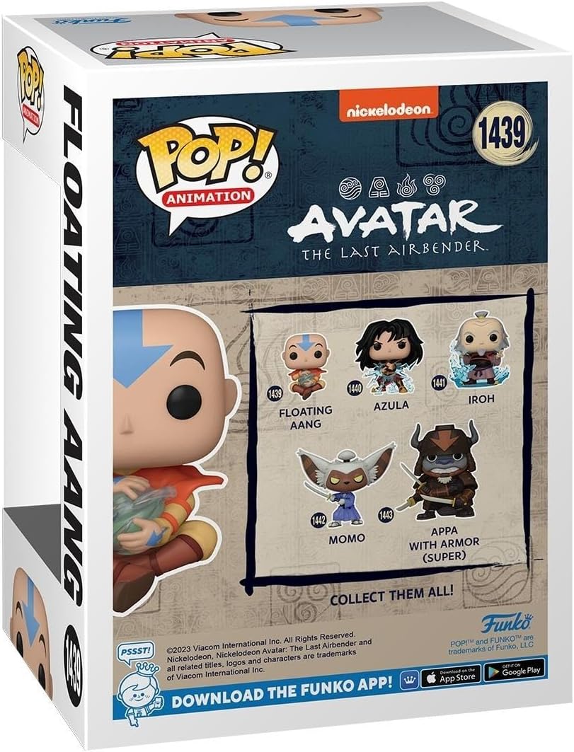 Funko Pop! Animation Avatar The Last Airbender Aang Floating FU72099 - Colorland Toys