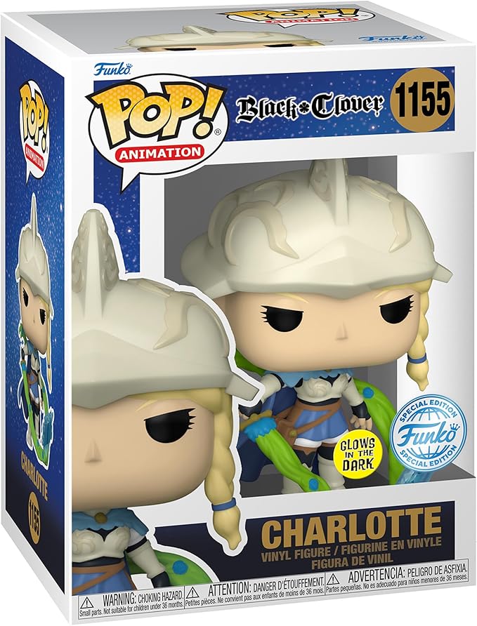 Funko Pop! Animation: Black Clover - Charlotte with Chase FU63143 - Colorland Toys