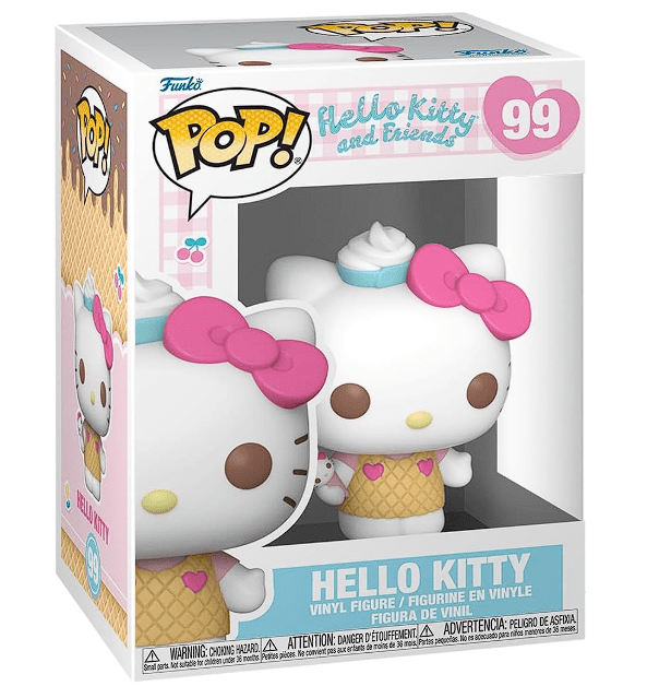 Funko Pop! Animation: Sanrio - Hello Kitty Ice Cream FU83694 - Colorland Toys