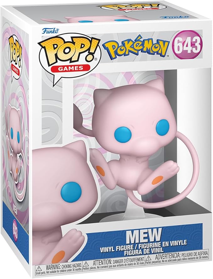 Funko Pop! Games Pokemon Mew FU74221 - Colorland Toys
