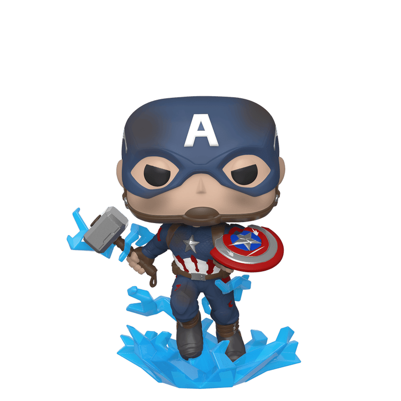 Funko Pop! Marvel Avengers Endgame – Captain America with Broken Shield (Model 45137) - Colorland Toys