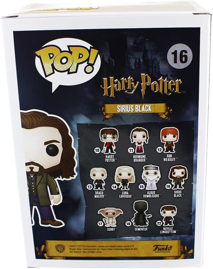 Funko Pop! Movies Harry Potter Sirius Black FU6570 - Colorland Toys
