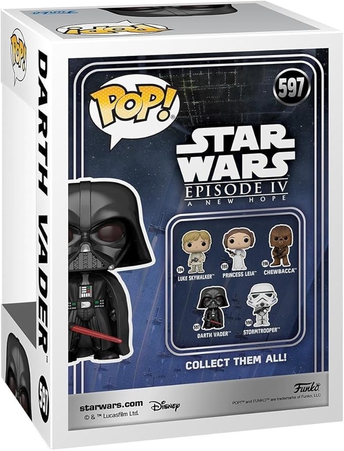 Funko Pop! Movies Star Wars New Classic Darth Vader FU67534 - Colorland Toys
