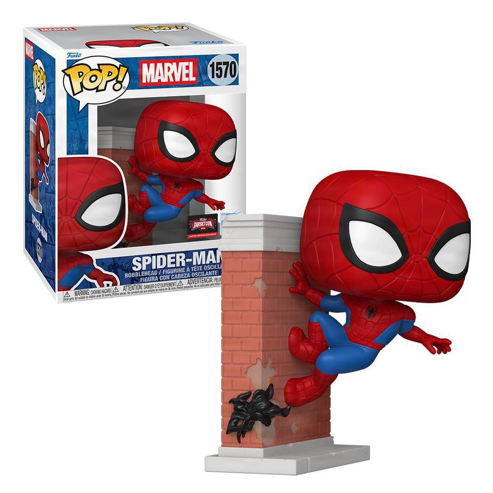 Funko Pop! Premium Spider-Man Leaning | Brand New Day FU91810 - Colorland Toys