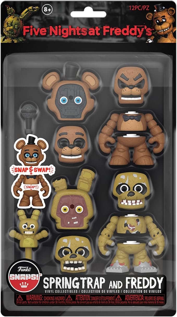 Funko Snap! Game: Five Nights at Freddy's - Freddy & Springtrap 2pk FU64924 - Colorland Toys