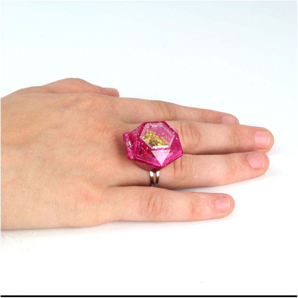 Funlockets Mysterious Ring with Charms and Glitter Random Model S18250AE - Colorland Toys