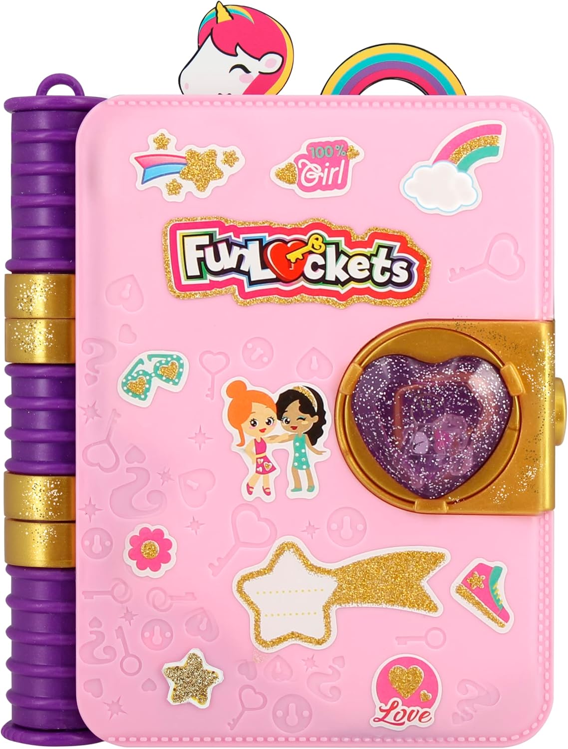 Funlockets Secret Journal Glitter Edition S20223 - Colorland Toys