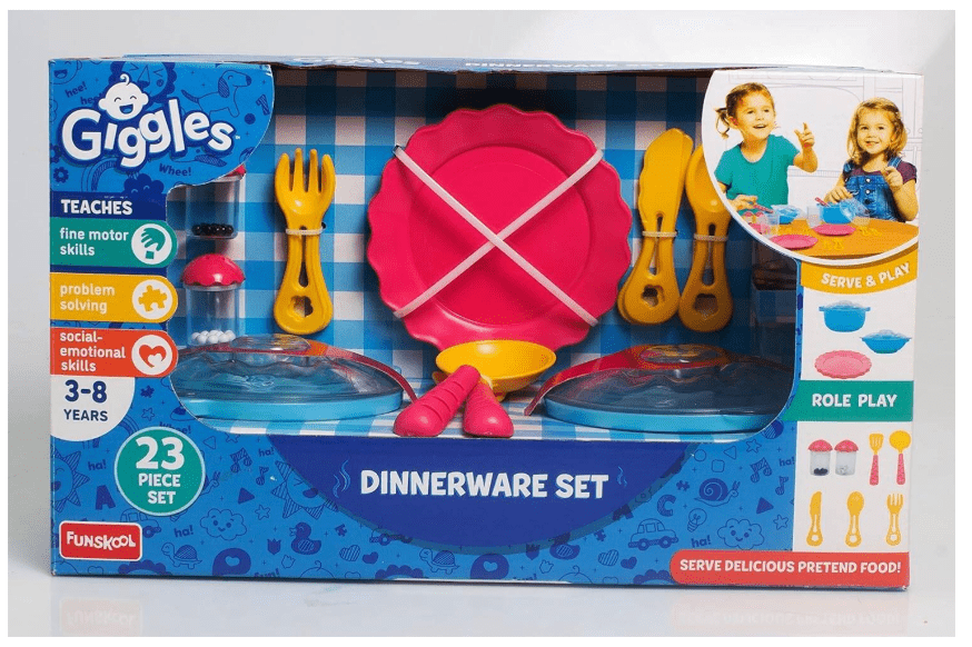 Funskool Giggles Dinnerware Set 2150200 - Colorland Toys