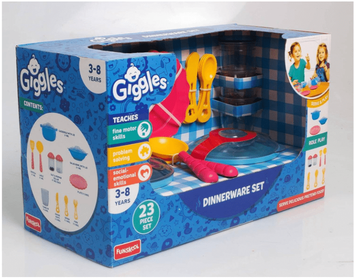 Funskool Giggles Dinnerware Set 2150200 - Colorland Toys