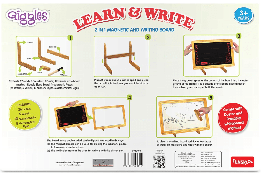 Funskool Giggles Learn & Write Board 2130800 - Colorland Toys