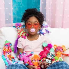 Fur By The Foot Bubblegum Besties Plush Stuffed Animals 58710 - Colorland Toys