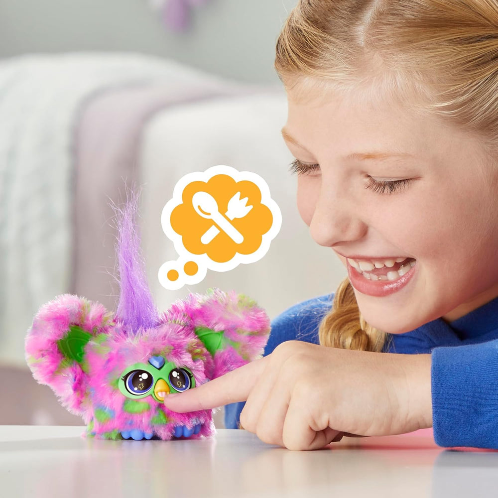 Furby Furblets Too-Koo Mini Friend Electronic Plush Toy, Multicolor - Colorland Toys